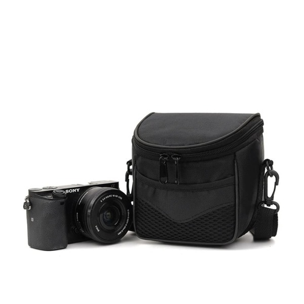 Mikro Digitalkamera Förvaringsväska Reseväska Enkelsidig Axelväska Kameraväska för Canon Nikon Sony SLR DSLR Små Mikro Kameror