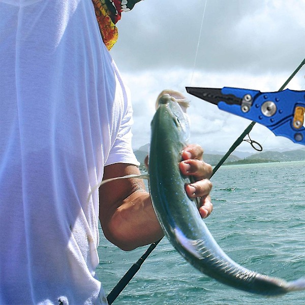 1 st Fiske Tång Verktyg, Fiske Verktyg Set, Bärbar Fiske Tång & Fisk Grepp Set Läpp Grabber Greppkrok