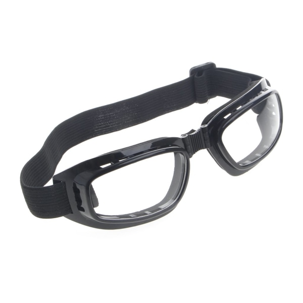 Foldbare sikkerhedsbriller Ski Snowboard Motorcykel Briller Øjenbeskyttelse Gennemsigtig