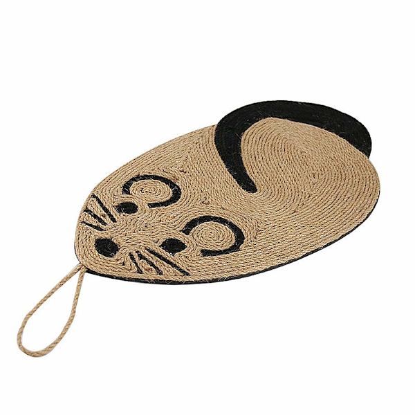 Katt- og Hundeleker, Katt Sisal Pute Sliping Klo Matte Katt Klø Matte Mus Formet Matte Katt Leketøy Kjæledyrforsyninger