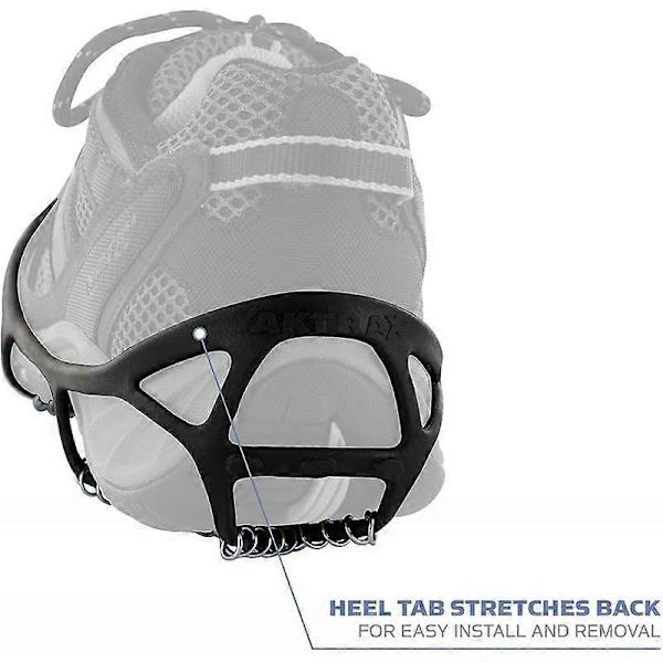 Ketjun vastaluiska kengän suojukset, TPE-piikit, ulkoilun vuoristovarusteet, kannettavat ja kevyet lumikengät vastaluiska ketjut, (EU 41-46) Size 41-46
