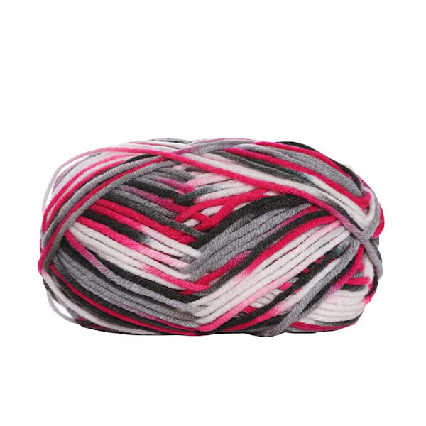 Stickgarn 6 x 50g Boll Dubbel Stickgarn Färgad Virkgarn Mjukt Garn Set för Stickning Hantverksprojekt, Kläder, Filtar, Halsduk, B B