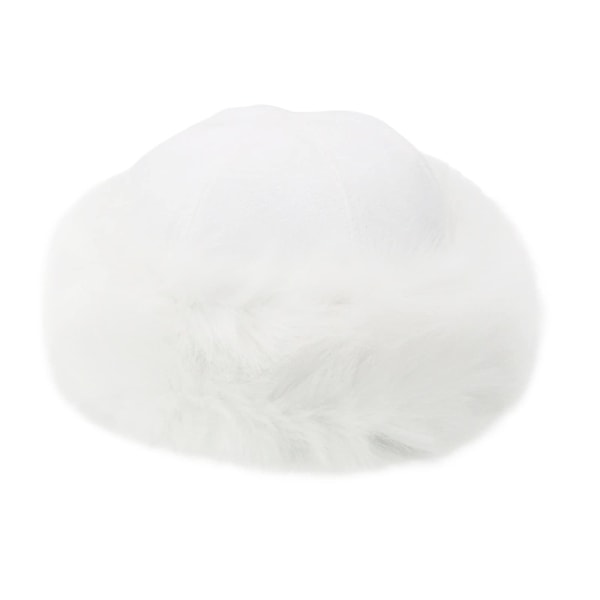 Damelue for vinter Cossak lue i russisk stil Flurry Fleece Fisherman Fashion Warm Cap (Hvit) White