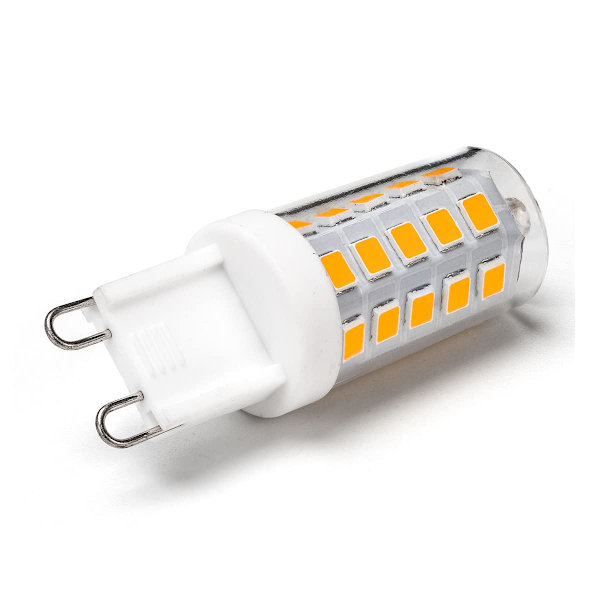 G9 Lampe 3W LED Varm Hvid 3000K Led pærer Pære 360° Vinkel 400LM AC 220-240V 4 stk Sæt