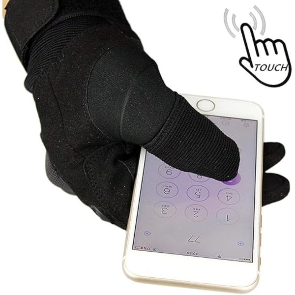 Herre Handsker med Fuld Finger til Udendørs Sport, Arbejde, Jagt, Motorcykel, Cykling, Klatring, Cross Country Ski Handsker (XL)