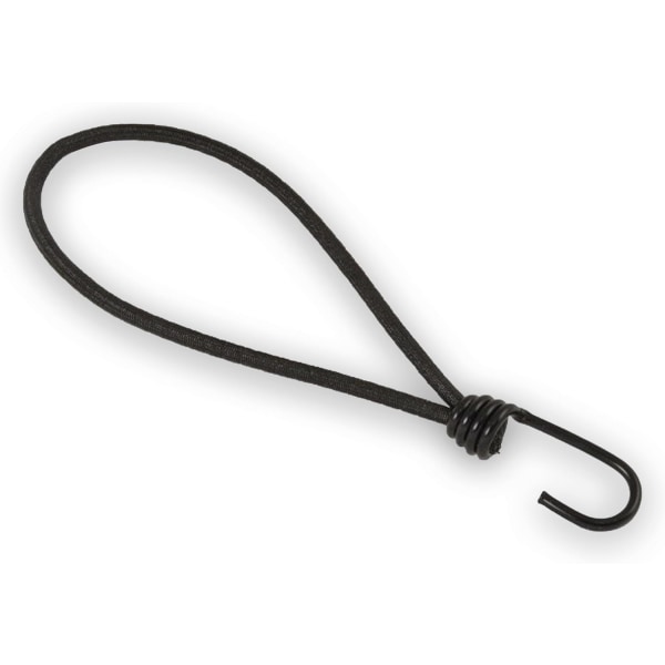 25 stk. elastik med krog 20cm presenning ekspander spænder med spiral krog loop 200mm Ø 6mm ekspander loop sort