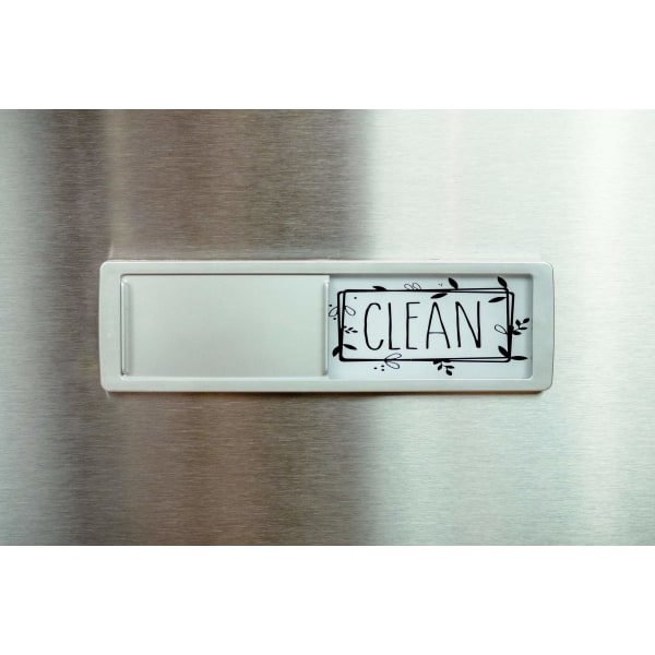 Astianpesukonemagneetti Puhdista likainen merkkivalo, universal keittiön astianpesukoneen jääkaappimagneetti keittiön järjestämiseen ja säilytykseen (2 set )