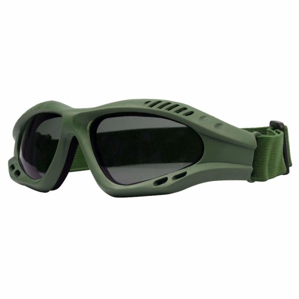 Tactical Airsoft Vernebriller Skytebriller Vernebriller for militære, UV-beskyttende utendørsbriller skibriller Airsoft Goggles (grønn)