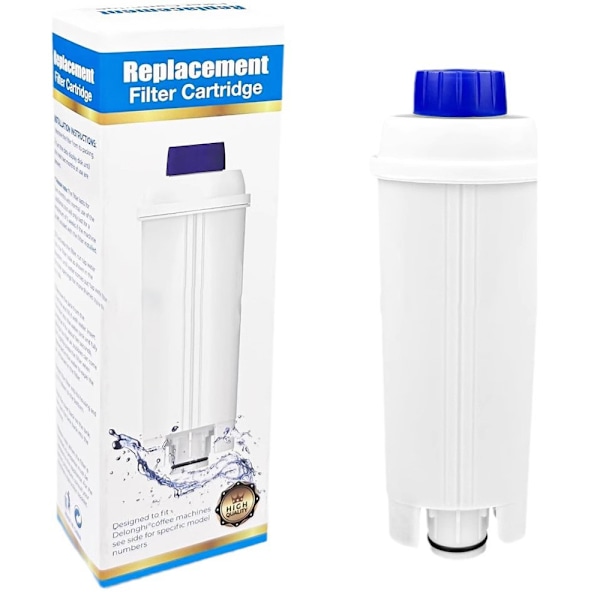 De'Longhi DLSC002 Vandfilter, Hvid, 4 Stk 4pcs