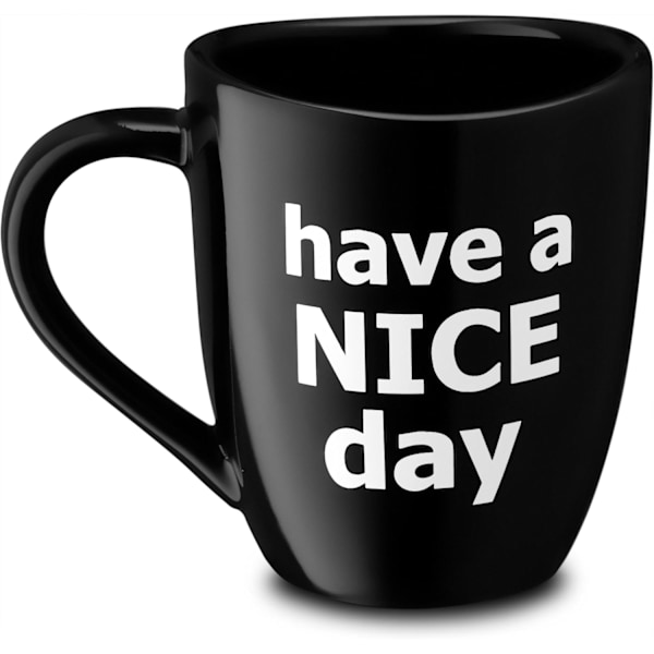 Decodyne Rolig Kaffemugg med Långfinger på Basen 410 ml.