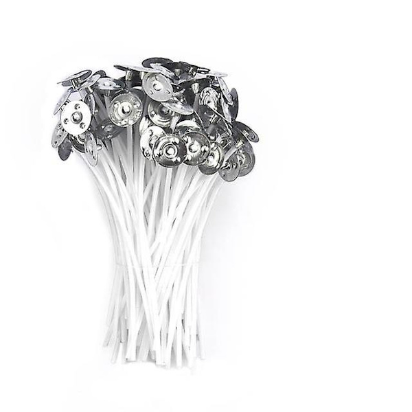 Vahatut kynttilän sydämet, kynttilän sydämet aromaterapia kynttilän materiaalit (10 cm) 100 kpl valkoinen 10cm