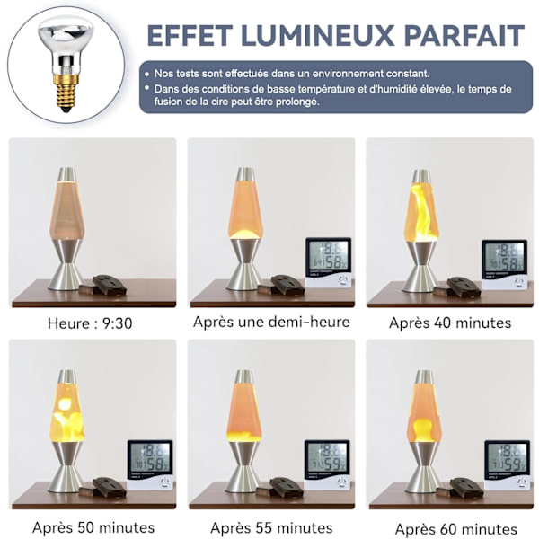 Lava-lampun polttimo 25W E14 R39 lämmin valkoinen lämmin valkoinen heijastinpolttimo SES pieni Edison-kierre hehkulamppu spottilamppu (4 kpl)