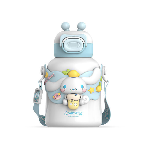 Vakuummugg, Flickor Kawaii Anime Cinnamoroll My Melody Sugrörsmugg, Vinter Varm Stor Kapacitet Vattenflaska