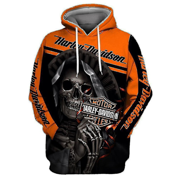 Uusi 3D-kallo Harley-Davidson -huppari l