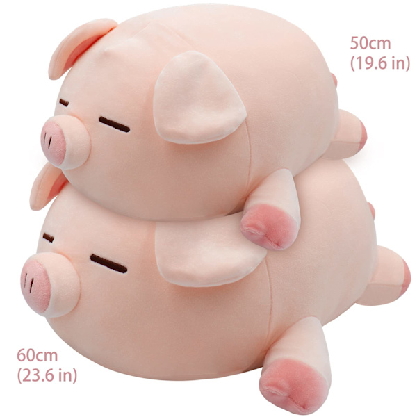 Plysset Svin Legetøj Fyldt Dyr Chubby Legetøj Plys Svin Pude Bløde Legetøj Svin Pude Dyr Knus Pude Legetøj Børn Plys Legetøj Toddler Gave Plys Gave, 60CM