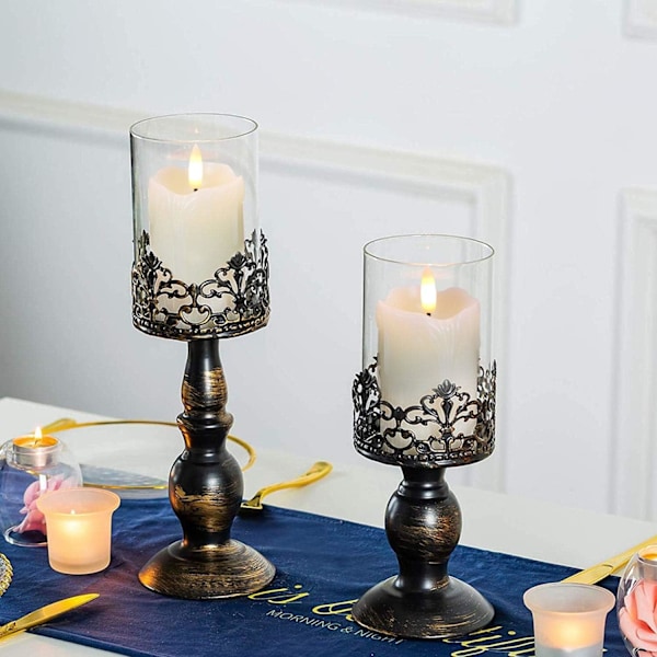 6 stk. ægte voks flammefri tealights stearinlys, LED lys søjlelys, batteridrevne flimrende stearinlys til boligindretning, 5 x 7 cm. Batteri inkluderet 5×7cm