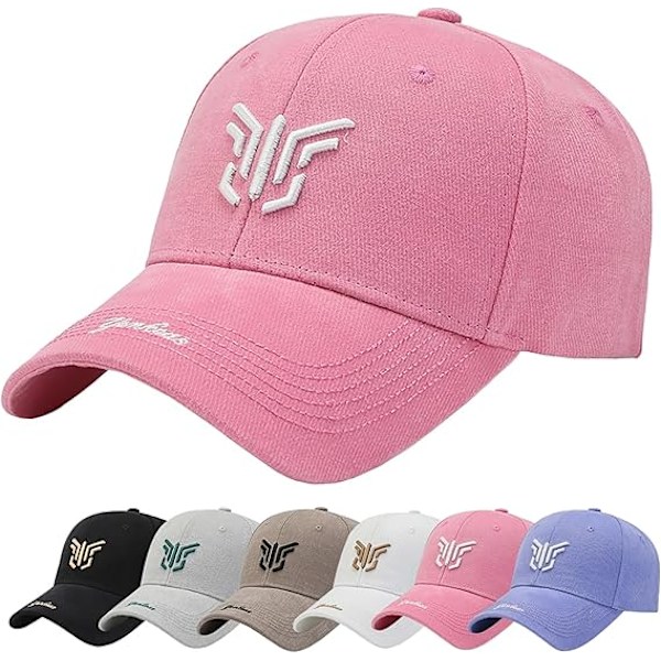Baseballcaps for menn med justerbar spenne, unisex brodert pustende sommer solhatt sportscaps
