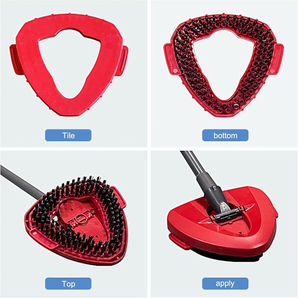 Generisk 1 stk. skrubbebørste kompatibel med O-Cedar Spin Mop 1 Tank System, Spin Mop Hovedpåfyldning Skrubbebørste