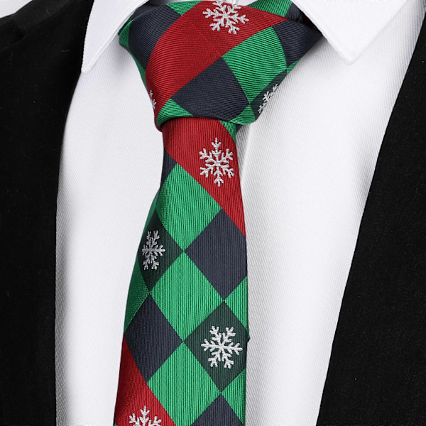 Jul-slips för män, slipsar för män, jul-slipsar, jul-halsdukar, Santa-fest-slipsar