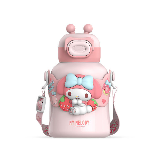 Vakuumkop, Piger Kawaii Anime Cinnamoroll My Melody Sugerørkop, Vinter Varm Stor Kapacitet Vandflaske