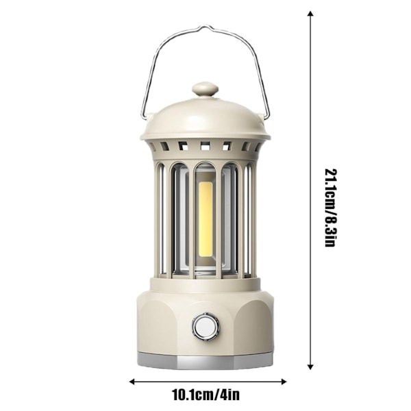Campinglampor, LED Campinglyktor, Steglös Dämpning Campinglampa Hem Nödljus för Nödsituationer, Vandring, Strömmavbrott, Heminredning, Vit white