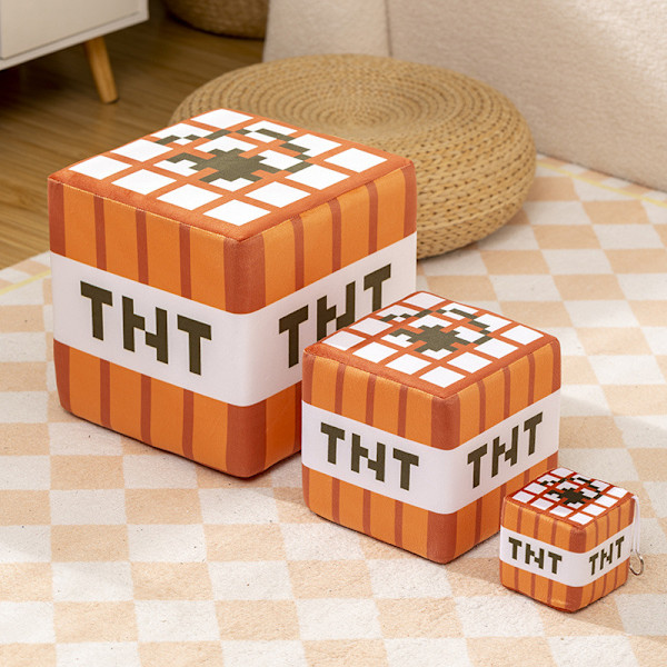 Minecraft plysch fyrkantig kudde docka 20 cm