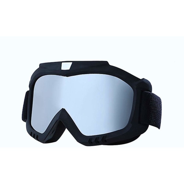 Motorsykkelbriller, Skibriller, Dirt Bike ATV Goggles Goggles (sølv)