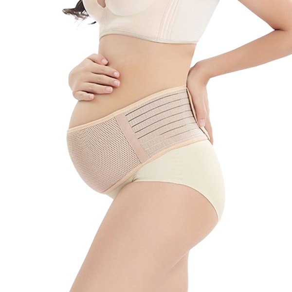 Graviditetsstøttebelte Maternity - Pleie Pustende magestøtte og bekkenstøtte - Komfortabelt magebånd for graviditet One Size