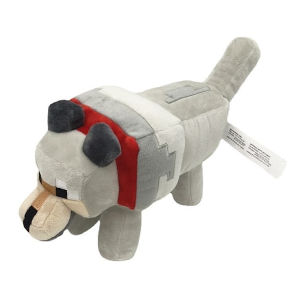 Nya Modeller 35cm Minecraft Varg Plysch Maskot Hund Steve