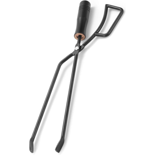 Bålpanne-tang utendørs med trehåndtak, peistilbehør for utendørs bruk, piknik, grilling