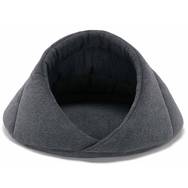 Mjuk Fleece Hund- och Kattsäng, Bekväm Katt Mjuk Fluffig Kudde för Kattunge och Valp Grotta Portabel Korg Kennel