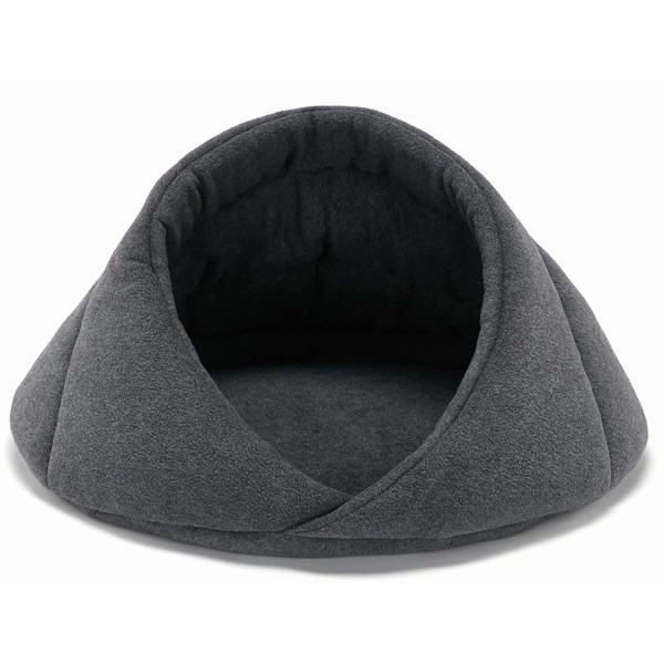 Myk Fleece Hund- og Katteseng, Komfortabel Myk og Fluffy Kattepute for Kattunge og Valp Hule Bærbar Kurv Kennel