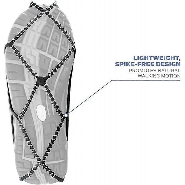 Ketjun vastaluiska kengän suojukset, TPE-piikit, ulkoilun vuoristovarusteet, kannettavat ja kevyet lumikengät vastaluiska ketjut, (EU 41-46) Size 41-46