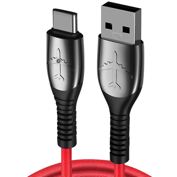 Puhelimen latausjohto Kannettava latauskaapeli Datakaapeli USB lataus Kestävä USB -latauskaapeli