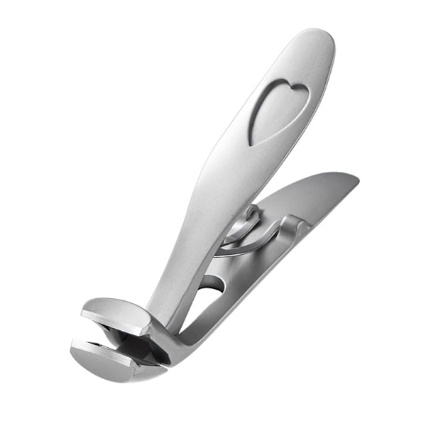 Negleklipper, Negleklipper for Eldre, Ergonomiske Negleklipper Store for Eldre, Negleklipper Neglefilsett for Tykke og Inngrodde Tånegl silver