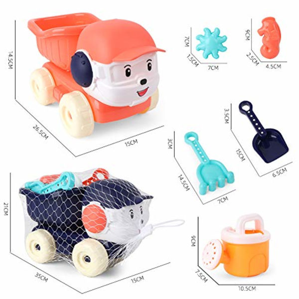 6 stk. Model Sprinkler Shower Spade Legetøj Klassiske Legetøj Strand Sand Legetøj Børns Sommer Legetøj Bil