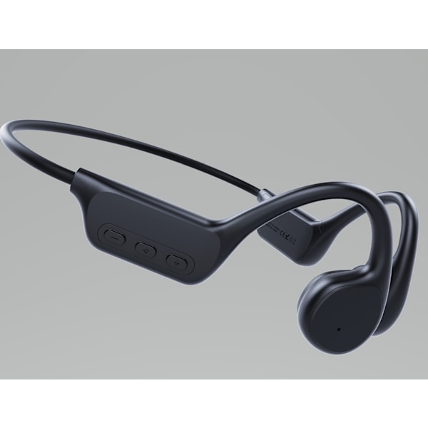 Bone Conduction Hovedtelefoner - IPX8 Vandtæt, Svømning, Sort