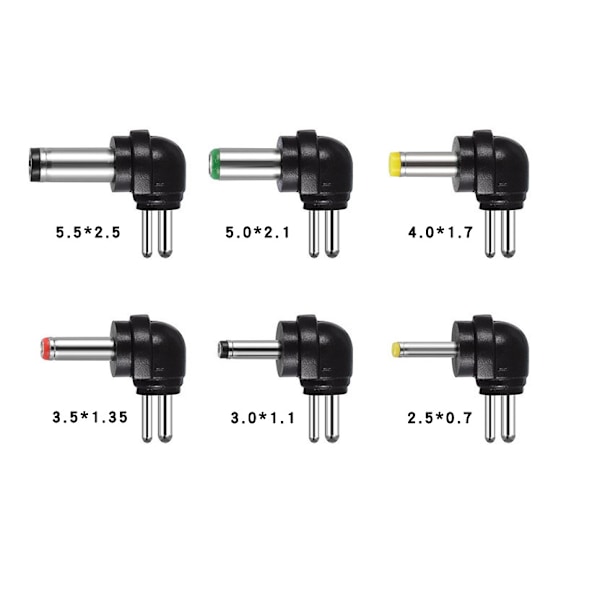 30W Universaali AC/DC-adapteri 6 valinnaisella adapteripäällä 3 V - 12 V kodin elektroniikalle, kuten CCTV, IP-kamera, kaiutin, reititin [2000mA Max]