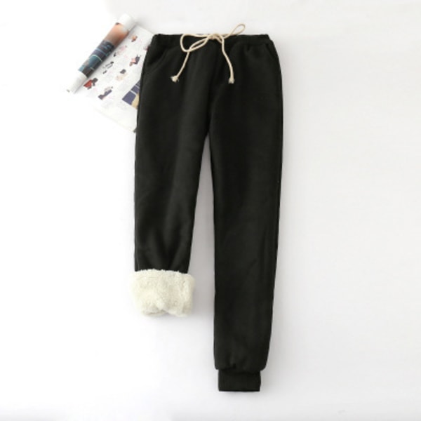 Varma Byxor Sammet Ull Fleece Varma Dam Byxor Bomull