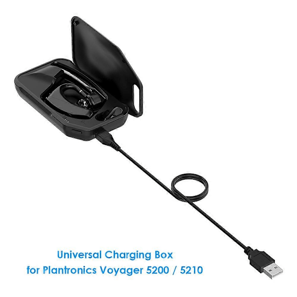 Fodral för Plantronics Voyager 5200/5210 hörlurar, svart