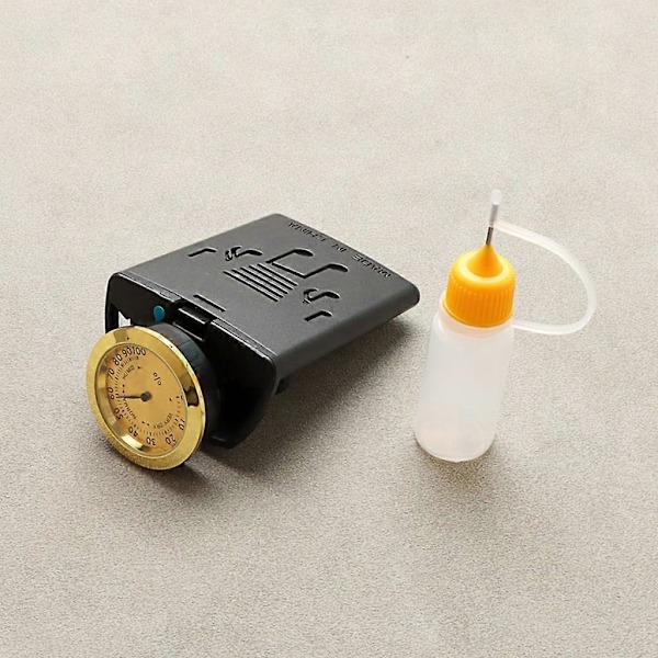 2-i-1 Gitarfukter Hygrometer, Temperatur Fuktighetsmåler, Uten Batteri
