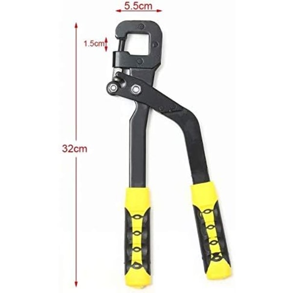 Handtag Stud Crimping Tång Kölar Plåtar Gipsskivehåltagningsverktyg Fäst Stud Crimping Tång
