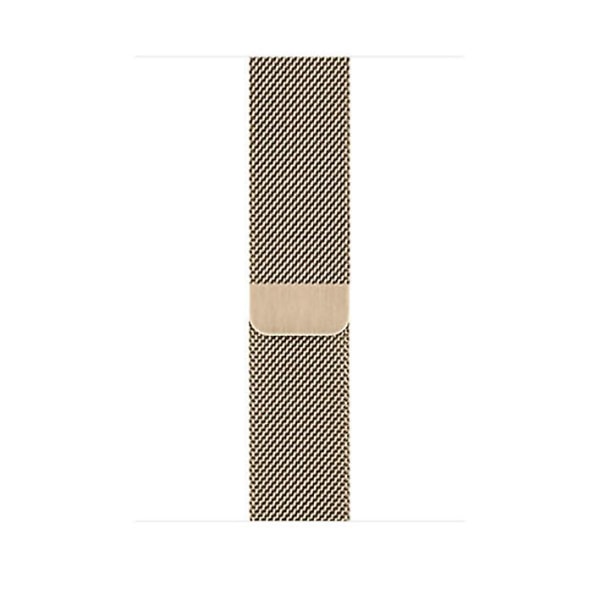 Apple guld rostfritt stål milanese loop för 38mm 40mm 41mm klockor