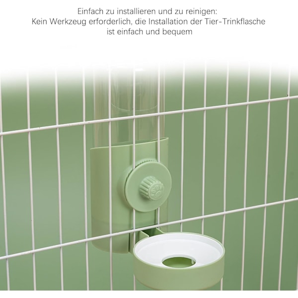 500ml Automatisk Vattendispenser för Kanin Marsvin Chinchilla Hamster Drickskål Tillbehör