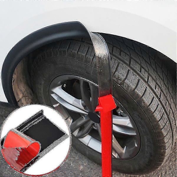 Universal Fender Flares Bilhjulsvalv Wing xpander Arch Eyebrow Mudguard Lip Karosseri Kit Skydd Cover Mud Guard Tillbehör