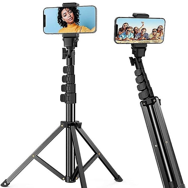 1 kpl Matkapuhelinteline/Kamerateline Selfie-tikku Tripod (45-160 cm)