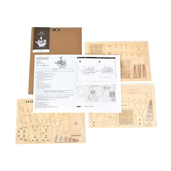 3D Træ Bil Dyr Puslespil Jigsaw Træhåndværkssæt Legetøj DIY Selvmonteringsmodel