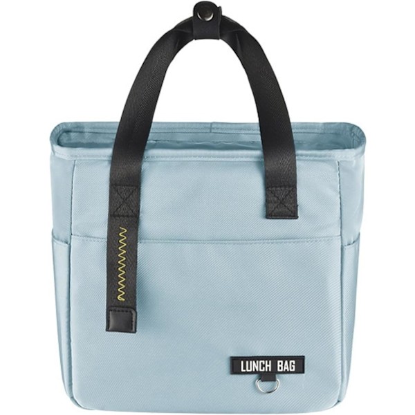 Bento vanntett lunsjpose/kjølepose er enkel å bære, egnet for skole, kontor, reiser, piknik, blå liten blue S,23*14*22cm