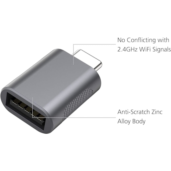 USB C - USB -sovitin, USB-C - USB 3.0 -sovitin, USB Type-C - USB, 4/3 - USB-naaras -sovitin MacBook Pro 2021:lle, MacBook Air 2020:lle, iPad Pro 2021:lle