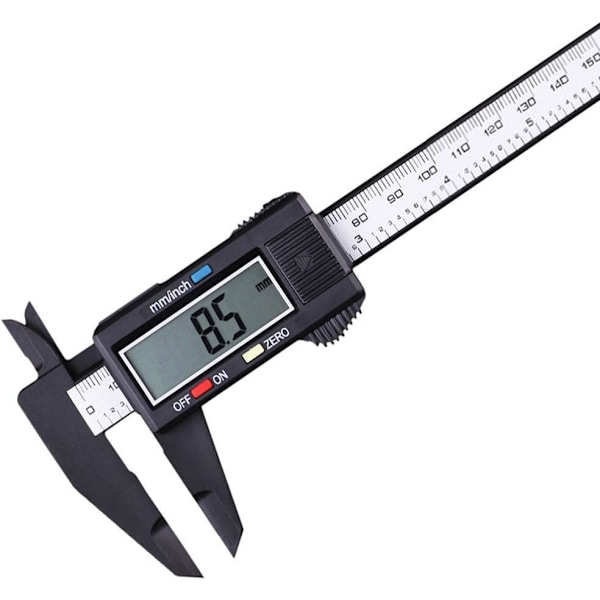 150 mm:n (6\") LCD-digitaalinen työntötulkki elektroninen vernier-mikrometri mittaustyökalu